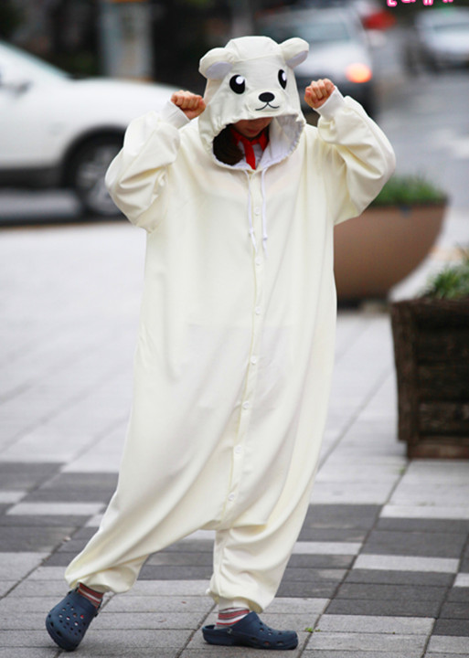 White Bear Onesie Animal Costumes 4kigurumi